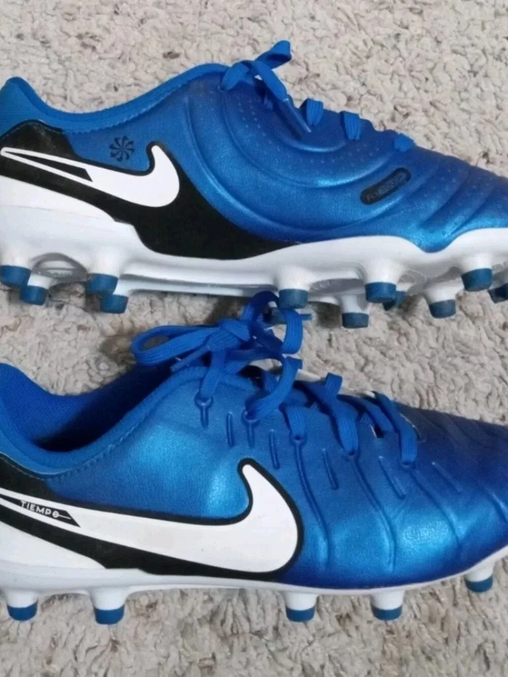 Nike Tiempo Legend 10 Academy MG Low Blue/White (DV4348-400) Size Kids Size 4.5y